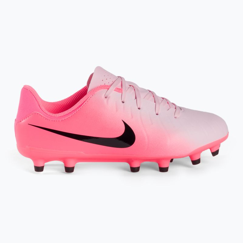 Кросівки футбольні дитячі Nike Tiempo Emerald Legend 10 Academy FG/MG pink foam/black 2