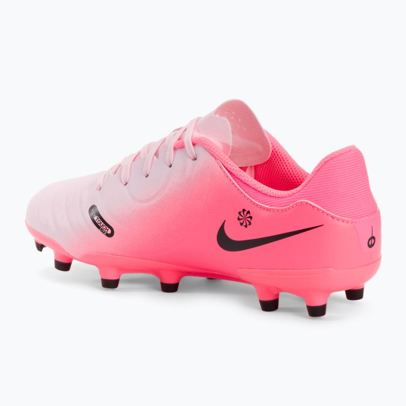 Кросівки футбольні дитячі Nike Tiempo Emerald Legend 10 Academy FG/MG pink foam/black 3