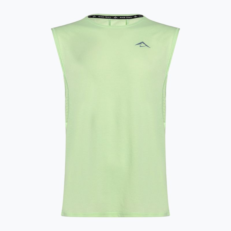 Танк топ для бігу чоловічий Nike Solar Chase vapor green/neutral olive/black