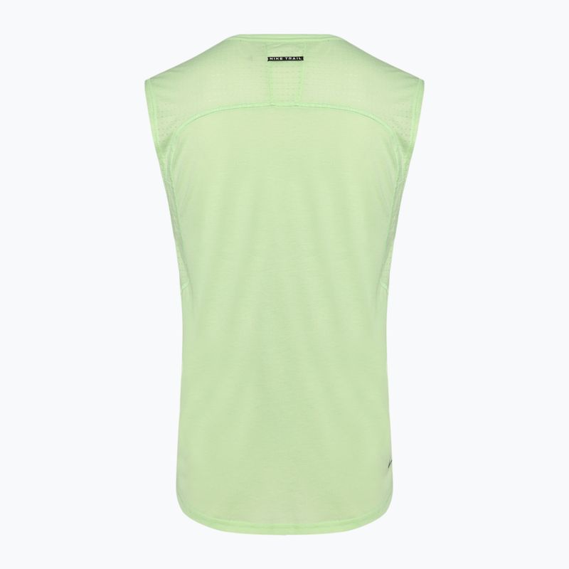 Танк топ для бігу чоловічий Nike Solar Chase vapor green/neutral olive/black 2