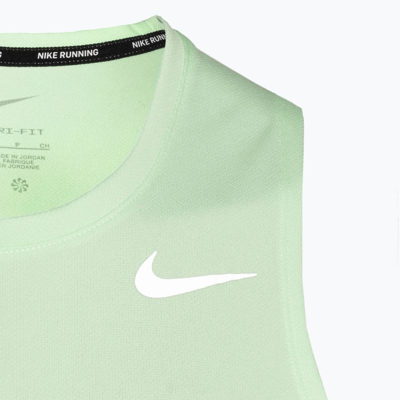 Топ для бігу чоловічий Nike Dri-Fit Miler vapor green 3