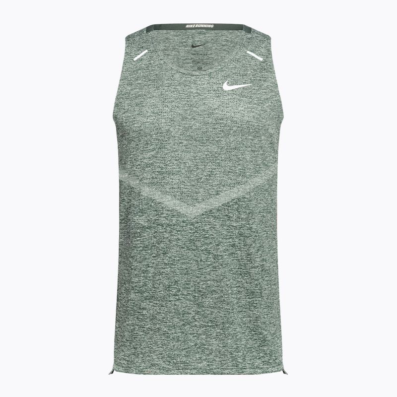 Топ для бігу чоловічий Nike Dri-Fit Rise 365 vintage green/heather