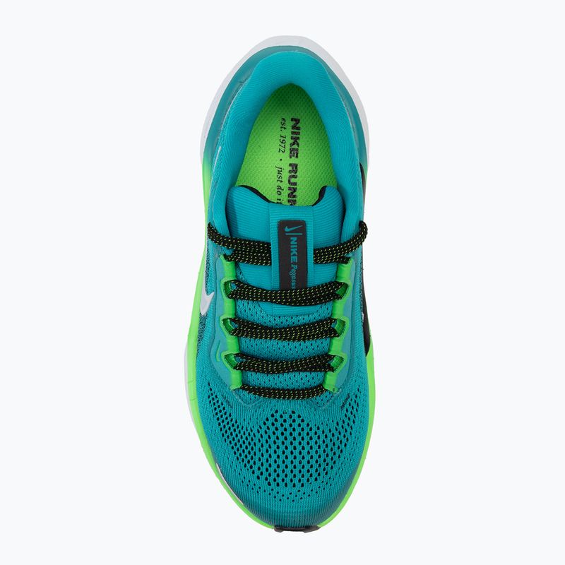 Кросівки для бігу дитячі Nike Pegasus 41 aquamarine/black/green strike/football grey 5