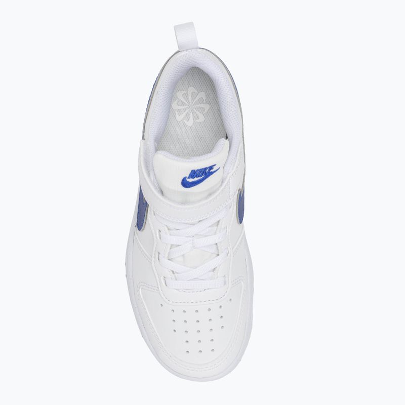 Кросівки дитячі Nike Court Borough Low Recraft white/hyper royal 5