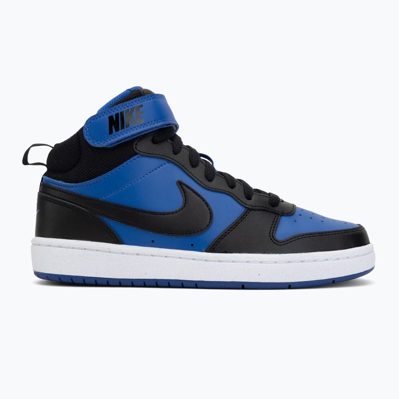 Кросівки дитячі Nike Court Borough Mid 2 game royal/white/black 2