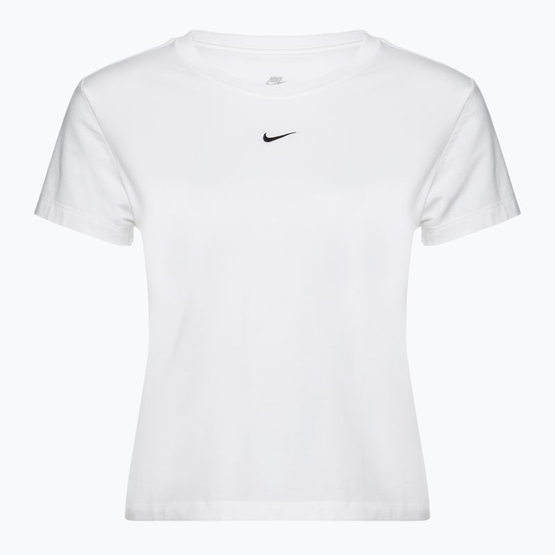 Футболка жіноча Nike Sportswear Chill Knit white/black