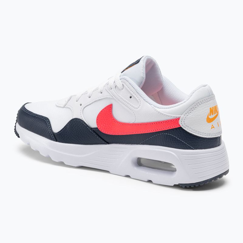 Кросівки чоловічі Nike Air Max Sc white / thunder blue / racer pink / laser orange 3