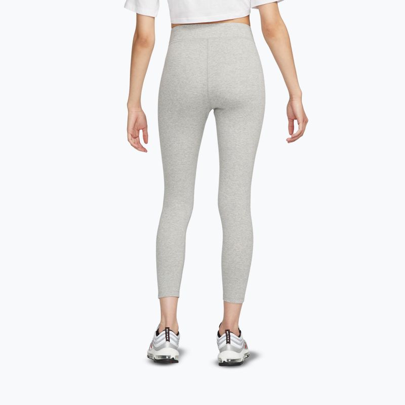 Жіночі легінси Nike Sportswear Classic dark grey heather/sail 3