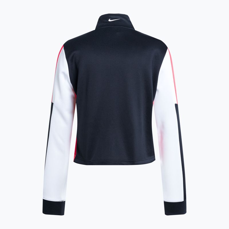 Кофта жіноча Nike Sportswear Tracksuit Top black/light crimson/white 2