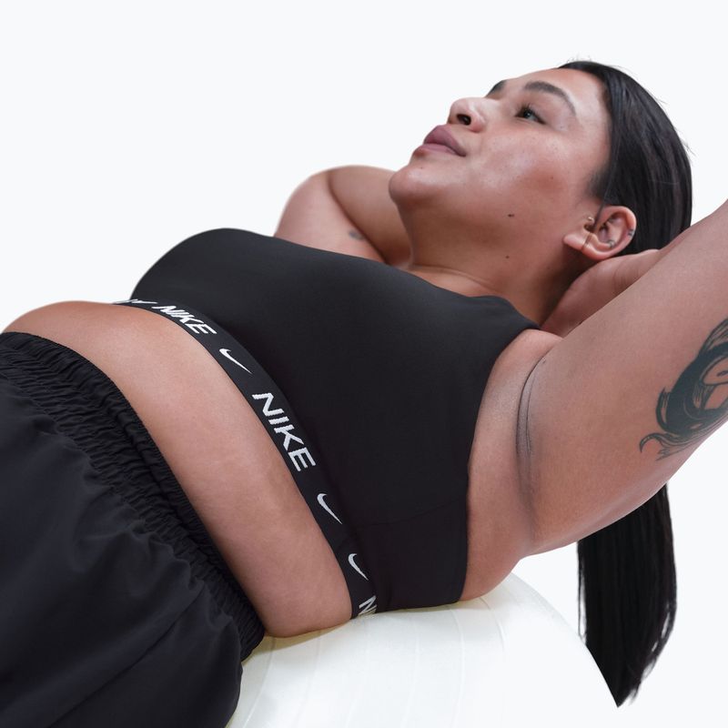 Тренувальний бюстгальтер Nike Indy Light Support Plus Size black/black/white 6