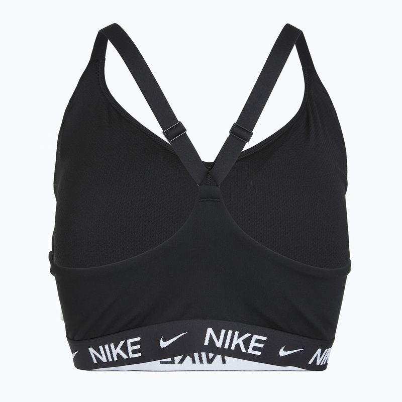 Тренувальний бюстгальтер Nike Indy Light Support Plus Size black/black/white 8