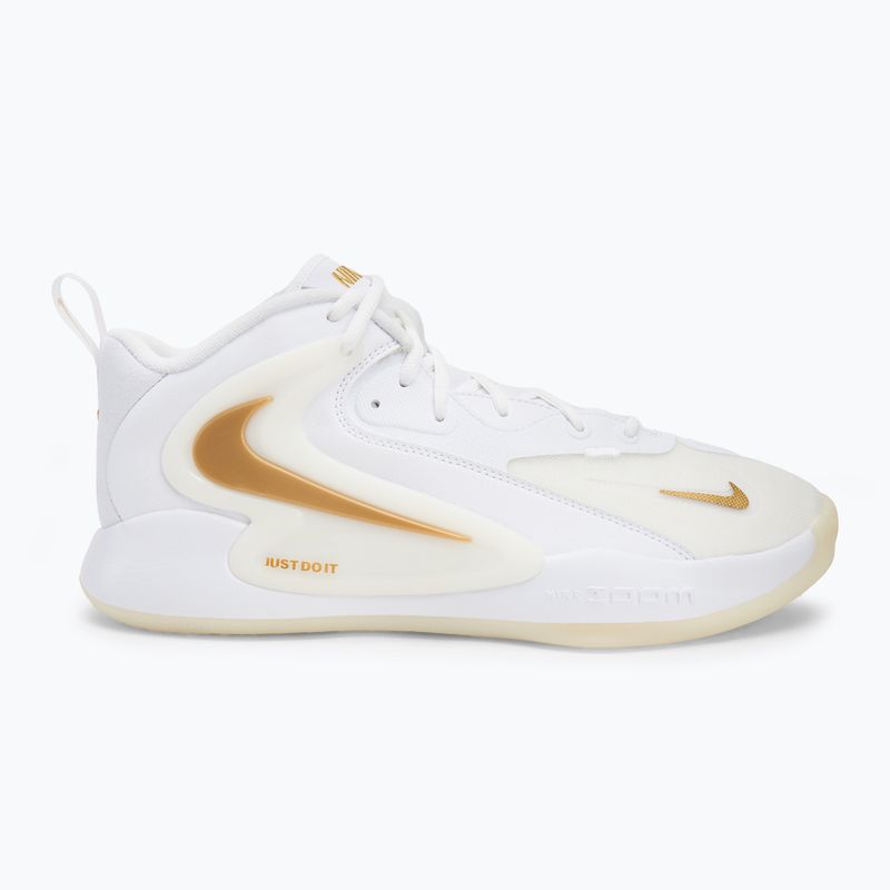 Взуття Nike React Hyperset 2 білий/білий/металік золото 2