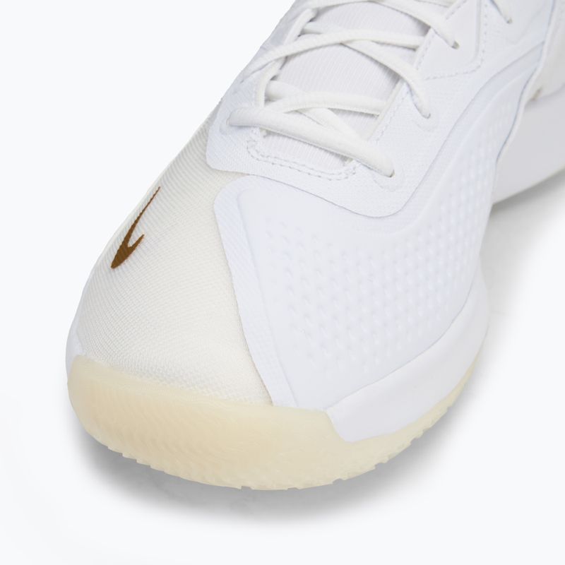 Взуття для волейболу Nike React Hyperset 2 білий/білий/металік золото 7