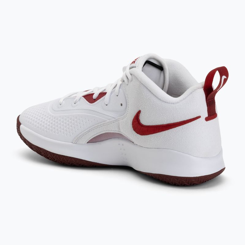 Кросівки волейбольні Nike React Hyperset 2 white/team crimson 3