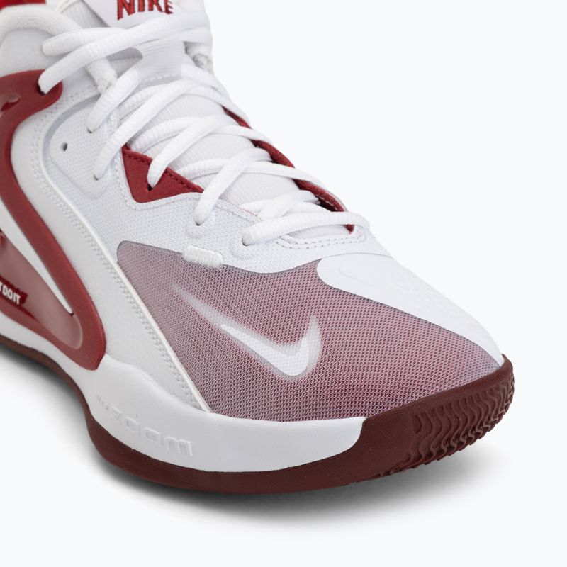 Кросівки волейбольні Nike React Hyperset 2 white/team crimson 7