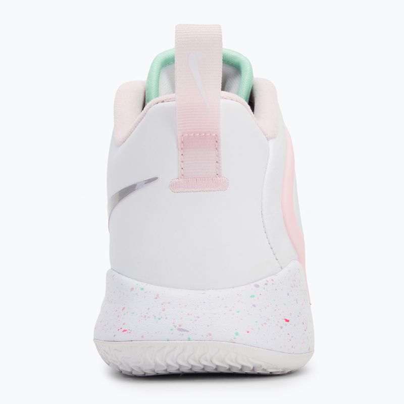 Кросівки волейбольні Nike Hyperset 2 SE white/hyper pink/mint foam/violet mist/pink foam 6