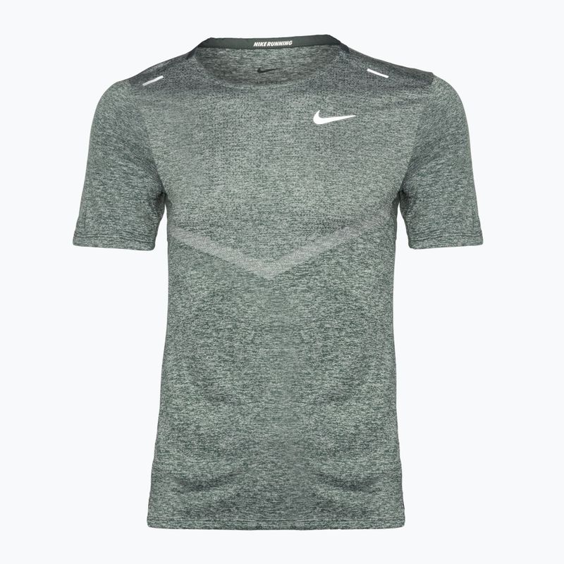 Футболка для бігу чоловіча Nike Dri-Fit Rise 365 vintage green/heather