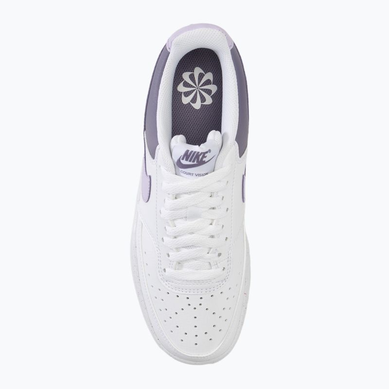 Кросівки жіночі Nike Court Vision Low white/lilac bloom/daybreak 5