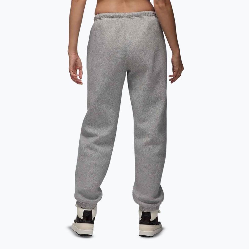 Штани жіночі Jordan Brooklyn Fleece dark grey heather/white 3