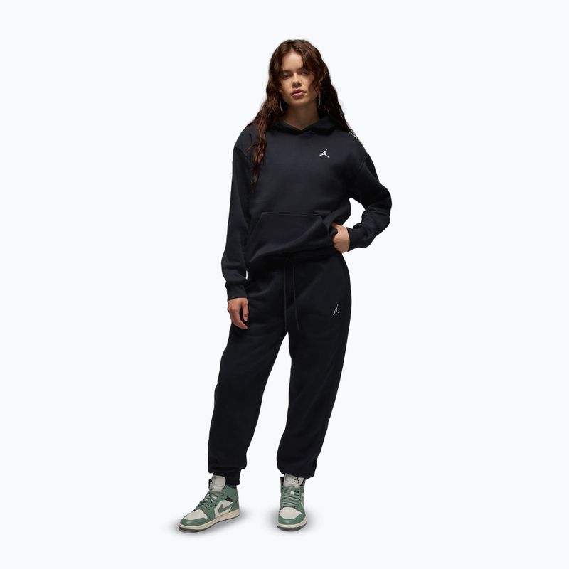 Кофта жіноча Nike Jordan Brooklyn Fleece Hoodie black/white 2