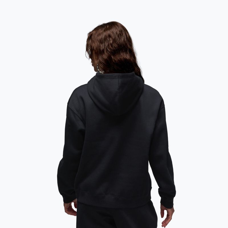 Кофта жіноча  Jordan Brooklyn Fleece Hoodie black/white 3