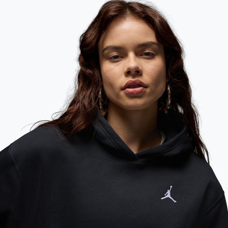 Кофта жіноча Nike Jordan Brooklyn Fleece Hoodie black/white 4
