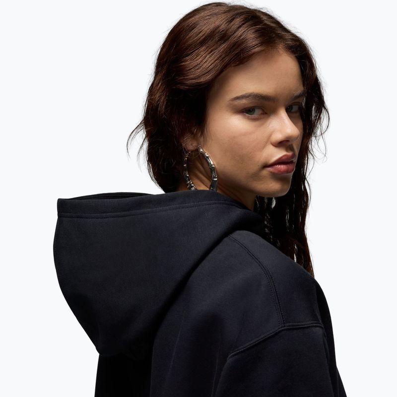 Кофта жіноча  Jordan Brooklyn Fleece Hoodie black/white 5