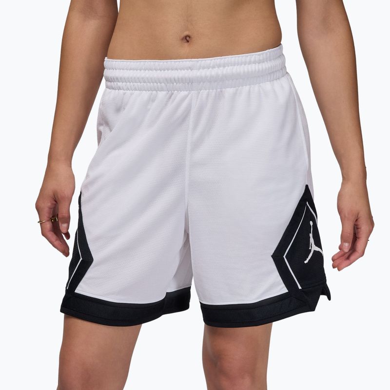 Жіночі баскетбольні шорти  Jordan Sport Diamond 4" white/black/black/white 3