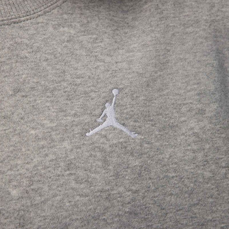 Кофта жіноча Jordan Brooklyn Fleece dark grey heather/white 5