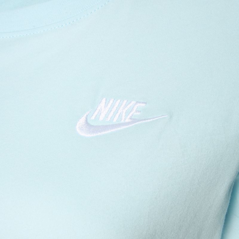 Футболка жіноча Nike Sportswear Club Essentials glacier blue/white 3