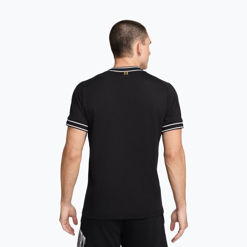 Футболка тенісна чоловіча Nike Court Heritage black/white 3