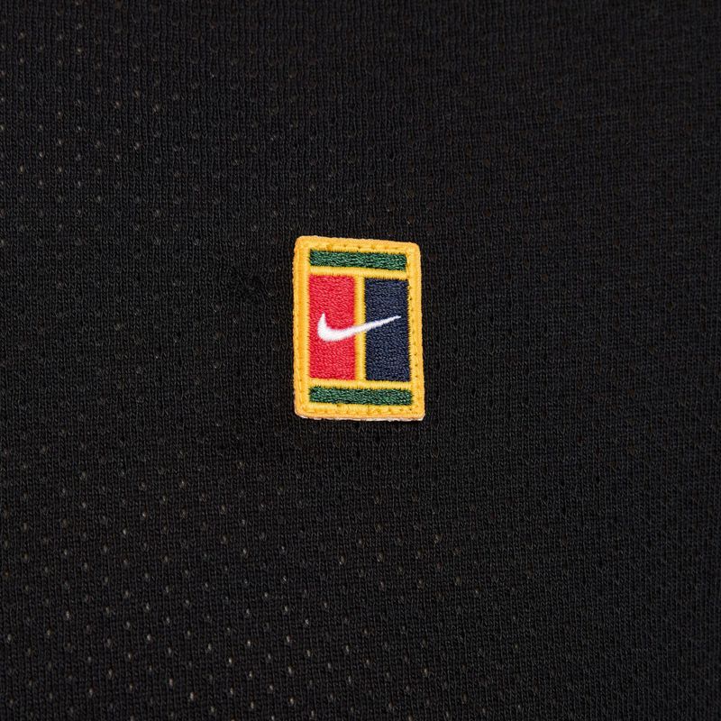 Футболка тенісна чоловіча Nike Court Heritage black/white 6