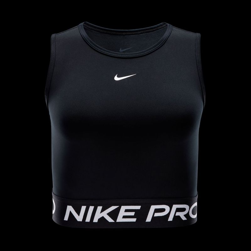 Топ для тренувань жіночий Nike Pro Dri-Fit black/white 5