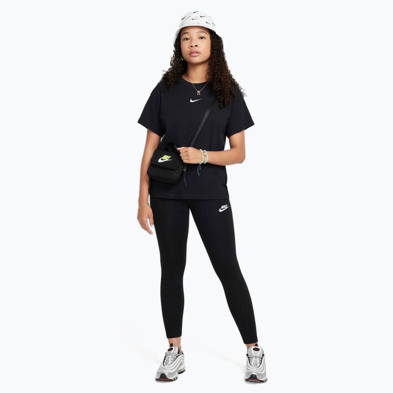 Легінси дитячі Nike Sportswear Classic High-Waisted black/white 2