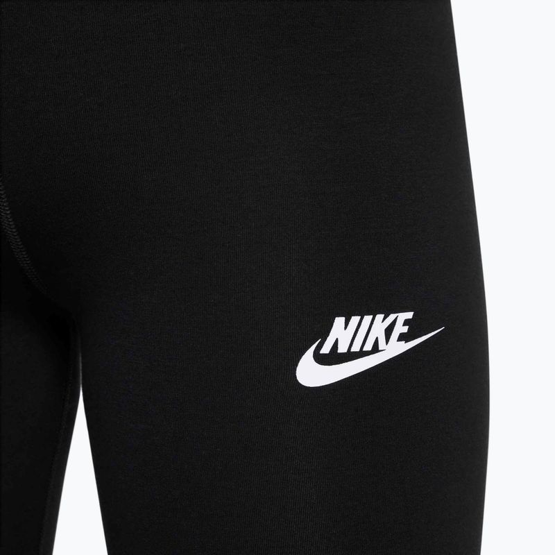Легінси дитячі Nike Sportswear Classic High-Waisted black/white 4