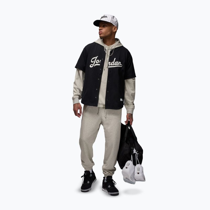 Кофта чоловіча Nike Sport Crossover Dri-Fit grey heather/white 2