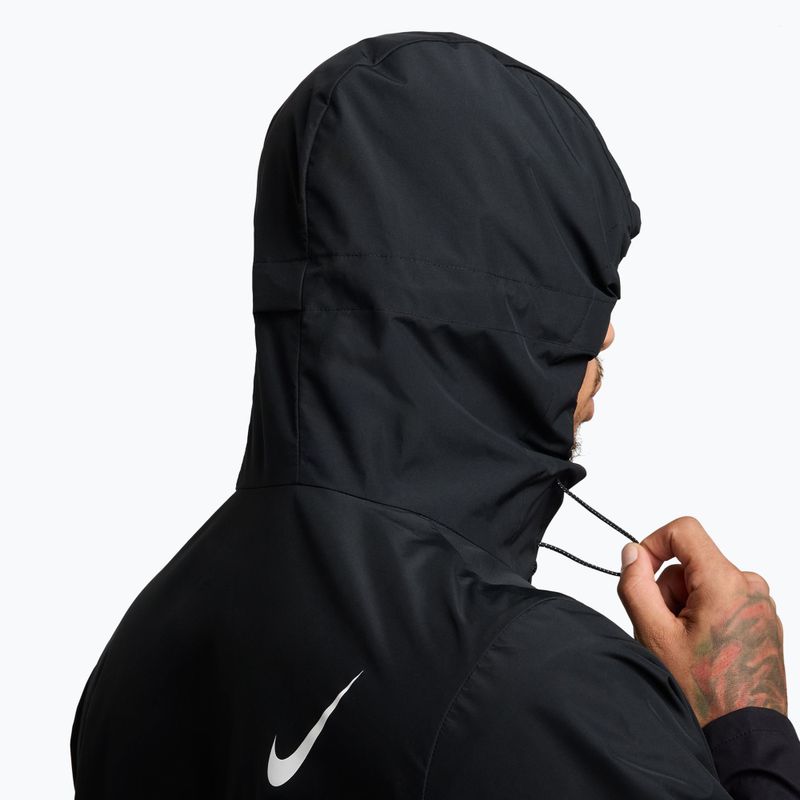 Чоловіча куртка для бігу Nike AeroSwift Storm-Fit Aerogami black/summit white 5