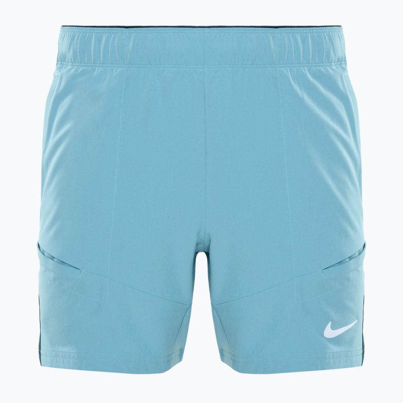 Шорти тенісні чоловічі Nike Court Advantage Dri-FIT 7" denim turquoise/ armory navy/ white