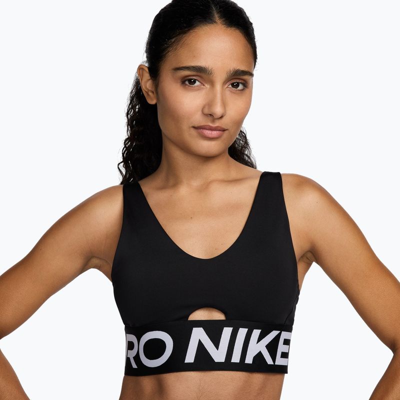 Бюстгальтер для тренувань Nike Pro Indy Plunge black/white/white 4