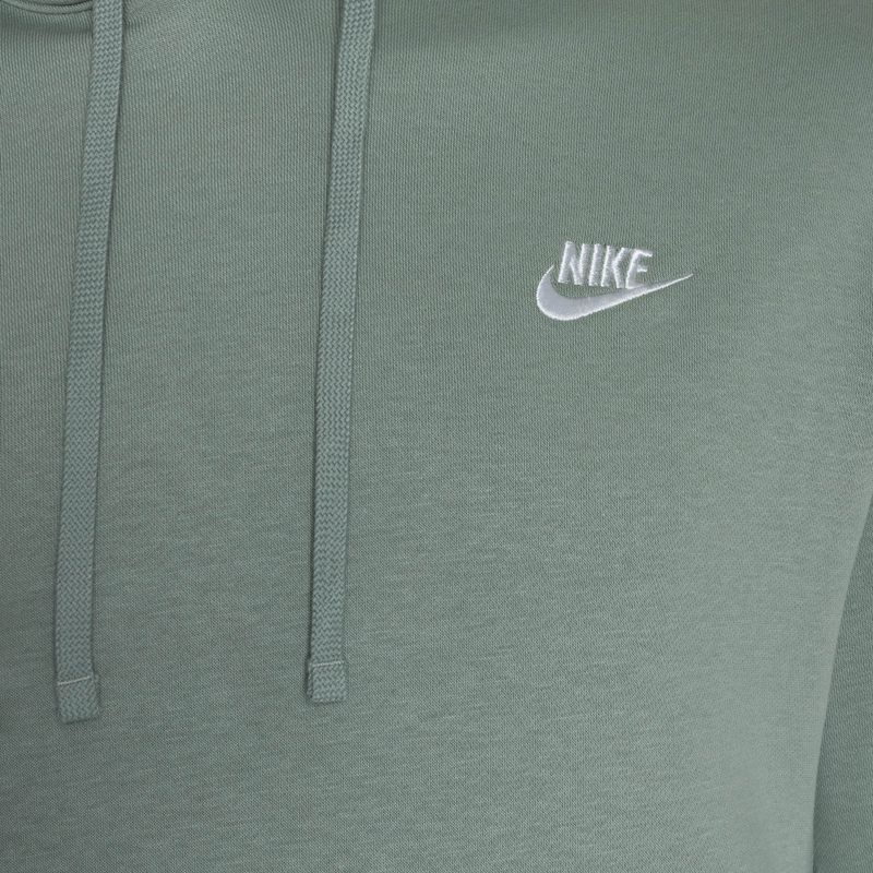 Чоловіча флісова толстовка Nike Sportswear Club нефритовий горизонт/нефритовий горизонт/білий 3