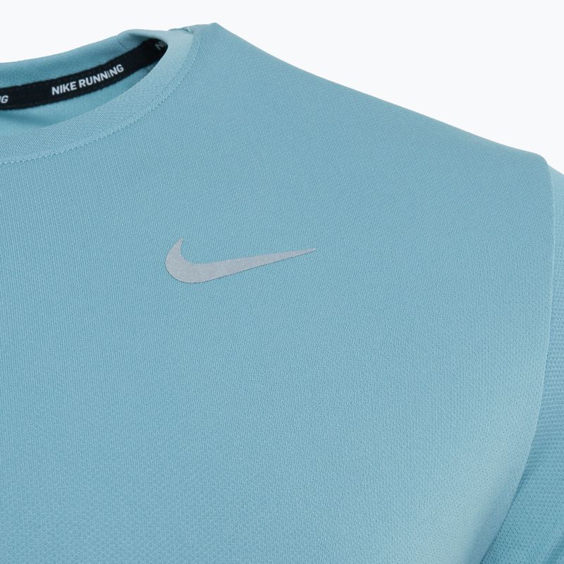 Футболка для бігу чоловіча Nike Miler Dri-Fit UV denim turquoise 3