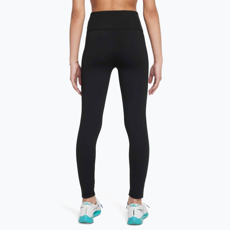 Легінси дитячі Nike One Dri-Fit High-Waisted black/white 3