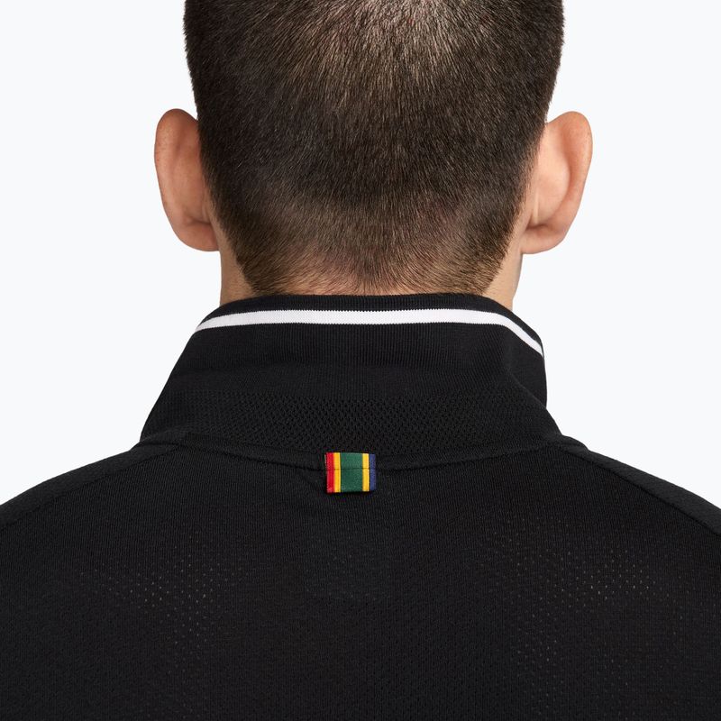 Чоловіча тенісна футболка Nike Court Heritage Polo black/white 5