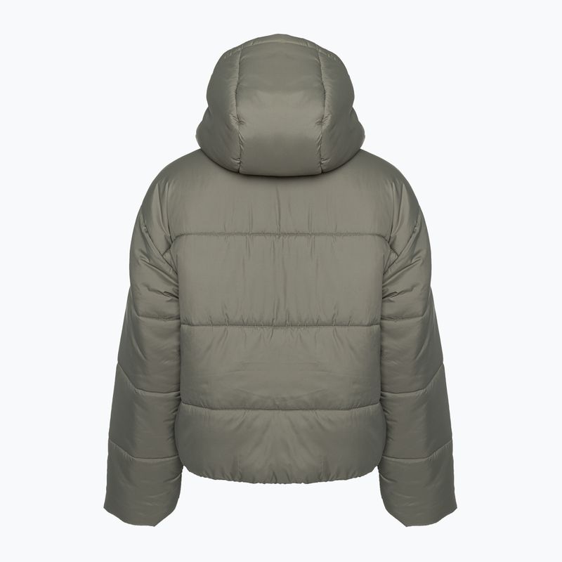 Жіночий спортивний одяг Nike Classic Puffer Therma-Fit легкий армійський/білий пуховик 2