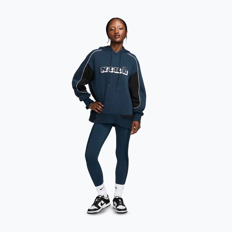 Легінси жіночі Nike One Wrap High-Waist 7/8 armory navy 2