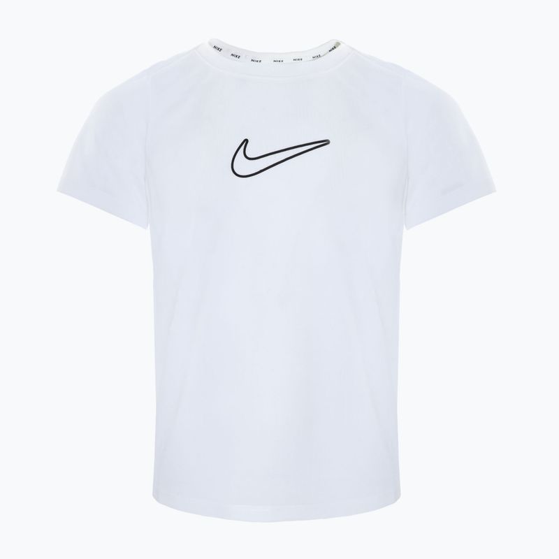 Футболка дитяча Nike One Dri-Fit white/black