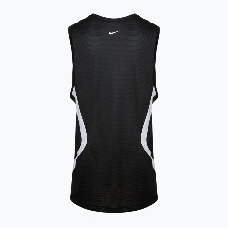 Футболка баскетбольна чоловіча Nike Icon Dri-Fit TT black/white/black/white 2