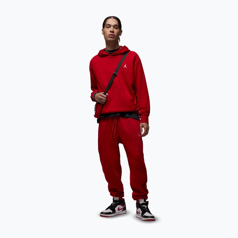 Штани чоловічі Jordan Brooklyn Fleece gym red/white 2