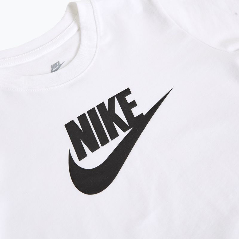 Дитяча футболка Nike Sportswear укорочена біла 3