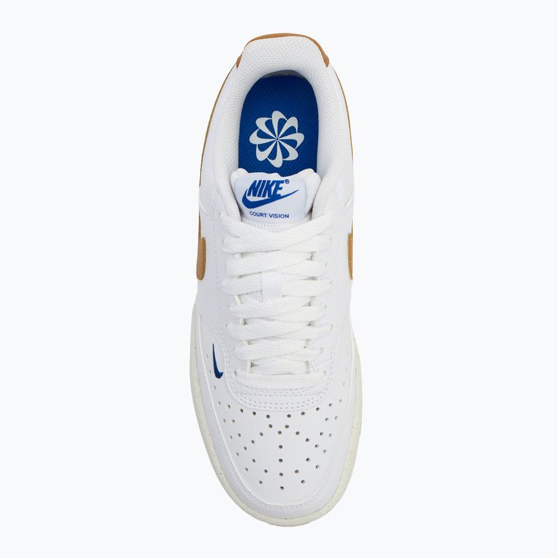 Кросівки жіночі Nike Court Vision Low Next Nature white/game royal/sail/flax 5